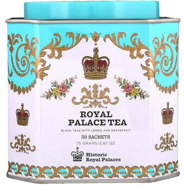 Harney & Sons Royal Palace Tea Tin - High Quality Blend of Black Teas, Great Present Idea - 30 Sachets, 2.67 Ounces