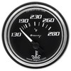 Equus 7232 Water Temperature Gauge - Black