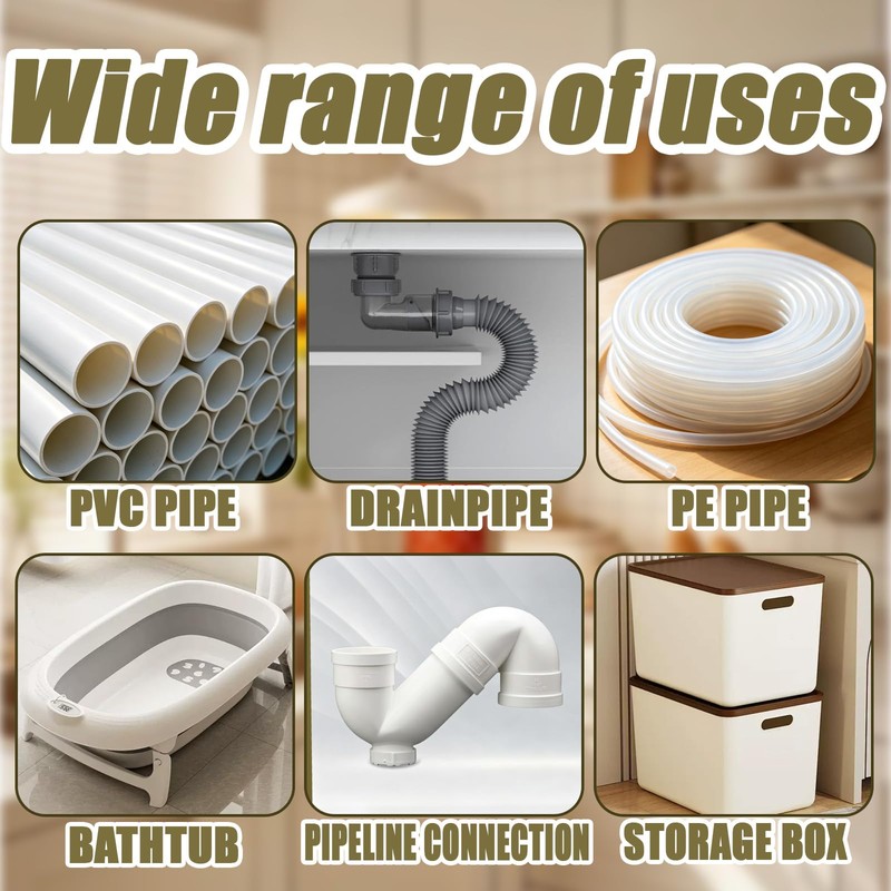 PVC Cement, PVC Pipe Glue, Strong Bonding Strength Pressure, 4.58