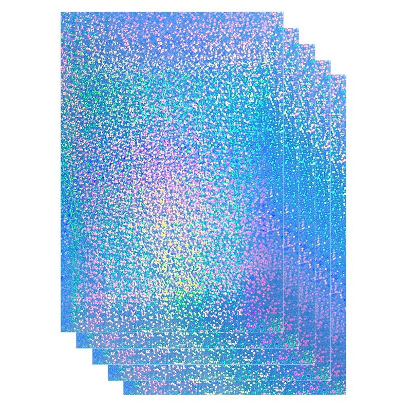 Bleidruck Printable Sparkle Holographic Sticker Paper 20 Sheets 8.5x11 Inch