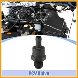 Partuto PCV Valve Exhaust Positive Crankcase Ventilation Valve Fittings for Chrysler PT Cruiser 2.4L 2001-2010 for Jeep Wrangler 2.4L 2003-2006 No.4777240AD Replacement