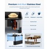 Nacial Kitchen Sink Caddy Organzier with High Brush Holder, Sponge