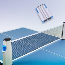 Portable One-Touch Table Tennis Net and Post Set Table Tennis Court
