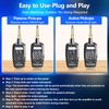 Wireless Guitar System 2.4GHz Transmitter Receiver, 24-bit 48KHz Audio, 100ft