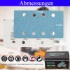 Sanding Sheets Set of 50 Sandpaper Sanding Sheets 70 x