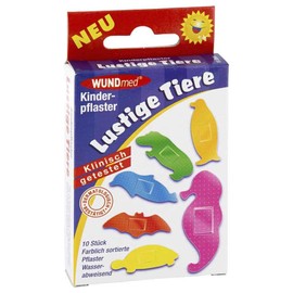 Children's Plasters Funny Animals Pack of 10