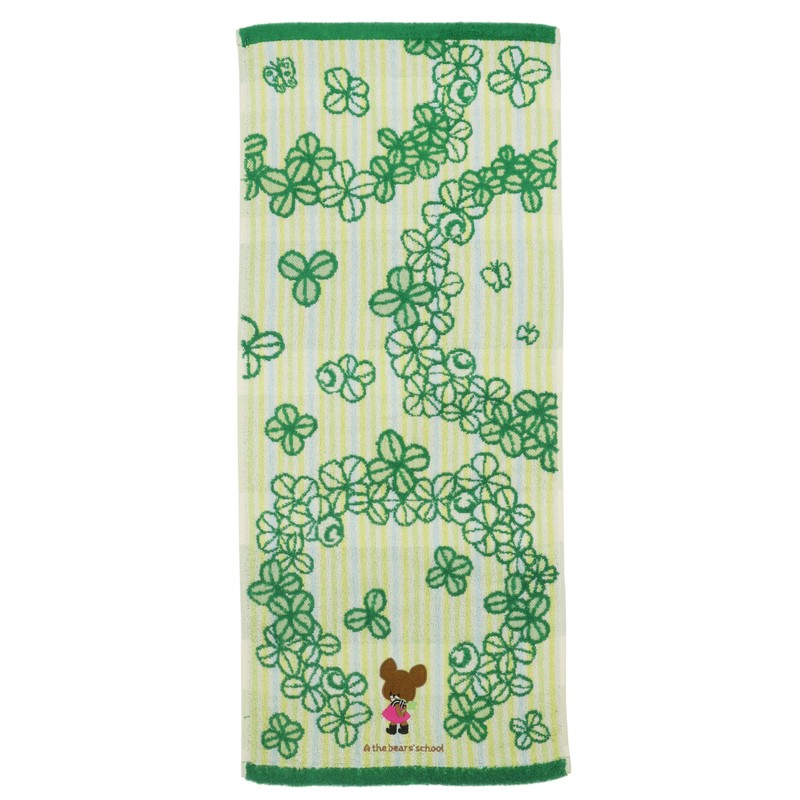 Marushin 4335001800 Face Towel, Bear's School, 13.4 x 31.5 inches