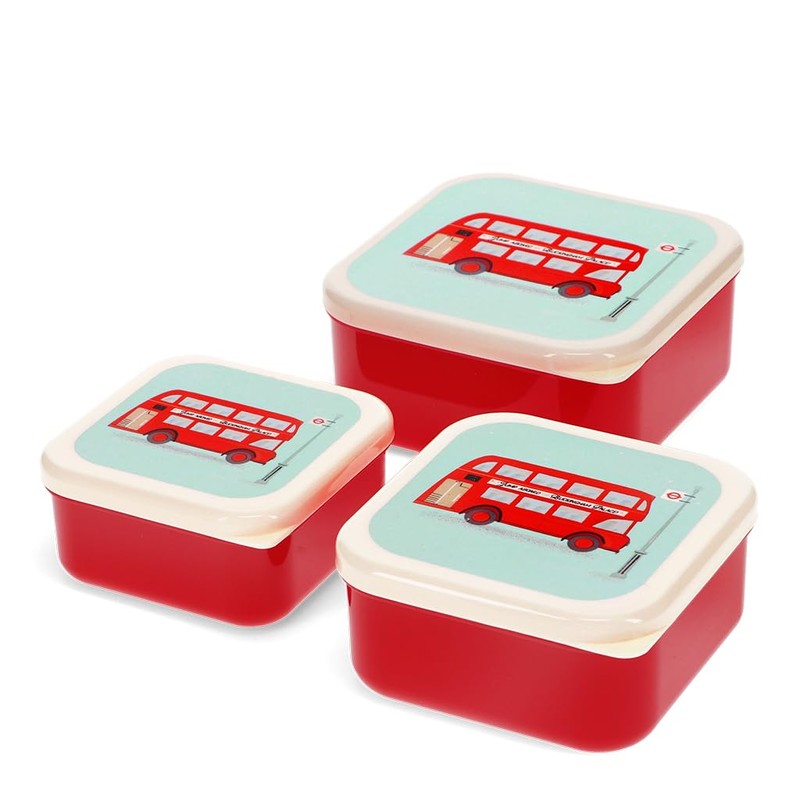 Rex London Snack boxes (set of 3) - TfL Routemaster