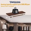 Yarssihha 2 Pack Closet Rod Bracket, 12 x 10.4 Inch
