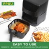 PPUU Air Fryer Liners Disposable, 8 inch Air Fryer Parchment