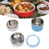 Lunch Box, 3 Layers Stackable Stainless Steel Thermal Insulated Lunch