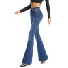 FLYING BANANA Women's Totally Shaping Curvy Strtchy Bootcut Flare Denin