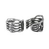 Sterling Silver Skeleton Hand Ear Cuff Earring, One Piece