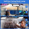 LED Desk Lamp with Clamp,Adjustable Swing Arm Desk Lamps for