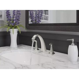 KOHLER K-45102-4-BN Alteo 2-Handle Widespread Bathroom Faucet Brushed Nickel