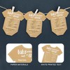 DHSBGWSX 30 Prediction Cards, Baby Shower Decorations, Baby Prediction Cards,