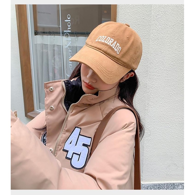 COTIDI Colorado Men's 100% Cotton Baseball Cap Adjustable Hat, navy