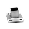 4Pcs Square Post Bases Stainless Steel Flange Anchor Bases Heavy