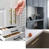 Zerniple 50mm Black T Bar Handle Pull Kitchen Cabinet Handle