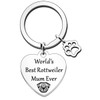 JETTOP Rottweiler Mum Gifts-World's Best Rottweiler Mum Gift Dog Mum