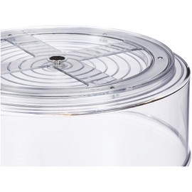 iDesign Cabinet/Kitchen Binz Drehteller, kleiner Schrank Organizer aus Kunststoff, durchsichtig, Sonstige