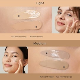 PURITO Cica Clearing BB Cream #21 Beige Claro 1 fl.oz / 30ml, Crema bb vegana con tinte