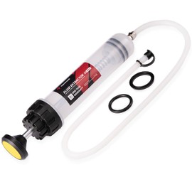 Thorstone Automotive Fluid Extractor Pump, 200cc Oil Change Syringe with Hose, Manual Suction & Filler Oil Evacuator (7 Oz./0.21 Qt./200 CC)