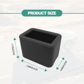 Paquete de 2 soportes de silicona para hebilla de cinturón, fácil acceso a las hebillas de los asientos traseros, adecuado para niños y pasajeros con necesidades especiales, accesorios de coche