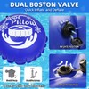 2Pcs 4x4Ft Pool Pillows for Above Ground Pools, 0.4mm PVC