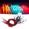 50PCs 12V LED Pre Wired Luminous Diode 10mm Round Head