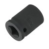 sourcing map 12-Point Impact Socket 1/2 Inch Drive 19mm Metric