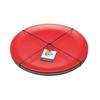 Colourworks CWMPLATE11ASSTPK4 Melamine Dinner Plates, 28 cm, Multi-Colour, Set of
