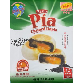 Tan Hue Vien Banh Pia Custard Hopia Lava Custard Black Sesame Salted Egg Yolk