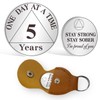 AtSKnSK 5 Year Sobriety Coin 1-10 Years Sobriety Coin AA