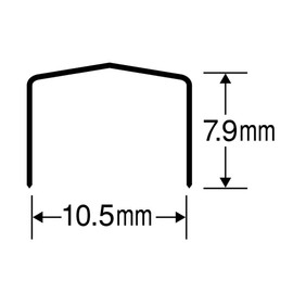 マックス ホッチキス針 プライヤータイプ 針足7.9mm 2115 5/16L