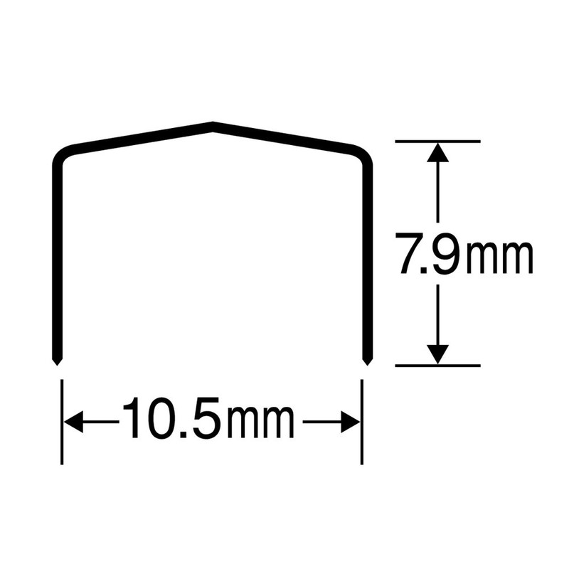 マックス ホッチキス針 プライヤータイプ 針足7.9mm 2115 5/16L