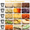 Electric Cheese Grater 5 In 1 Professional One-Touch Control Professional