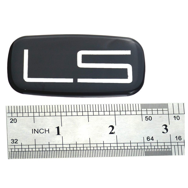 2PCS Epoxy resin LS EMBLEM Badge sticker decal Compatible For