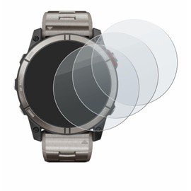 brotect 3 x Anti-Glare Tempered Glass Film Compatible with Garmin Quatix 7X Protective Glass Protective Film Matt [Extremely Scratch-Resistant 9H, Anti-Reflex