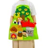 Tetekumo Ohanashi Apron® Monkey Fight, Doll Theater, Nursery Teacher, Apron,