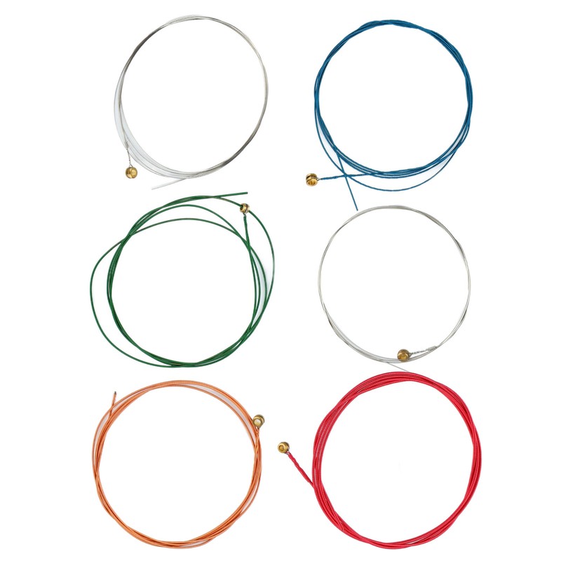 6PCS Guitar String Musical Instrument Accessory Acoustic Guitar String Replacement