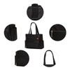 SoHo Williamsburg Diaper Bag Large Tote (One Size, Black)