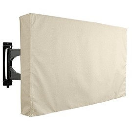 KHOMO GEAR Outdoor TV Cover - Sahara Series - Universal Weatherproof Protector for 55 - 58 Inch TV - Fits Most Mounts & Brackets