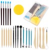 MXTIMWAN 24-Piece Modelling Tool Clay Set, Polymer Clay Sculpting Tools,