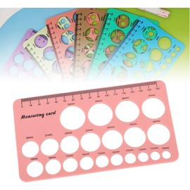 Regla de Brida para Pezones, Regla de Medición de Pezones para Madres, Herramienta de Medición de Brida para Senos de Silicona Flexible Herramienta para Dimensionar el Extractor