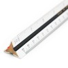 Alvin Rare Alvin 241B Engineer Scale 12in Triangular Drafting Ruler