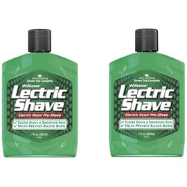 Williams Lectric Shave, Electric Razor Pre-Shave, 7 Ounce (Pack of 2)