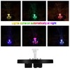 Solar Fountain LED Colorful Lighting Solar Powered Floating Bird Bath