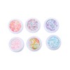 Minkissy Manicure Sequin Eye Makeup Sequins Sticker Nail Art Manicure
