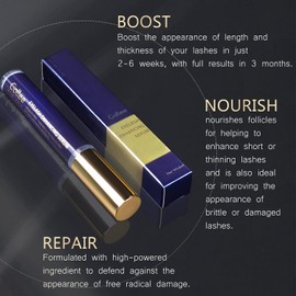 GOLLEE Suero Para El Crecimiento De Pestañas Con Péptidos Mejorantes Para Pestañas Más Largas, Más Completas Y Gruesas - Libre De Crueldad, 6Ml